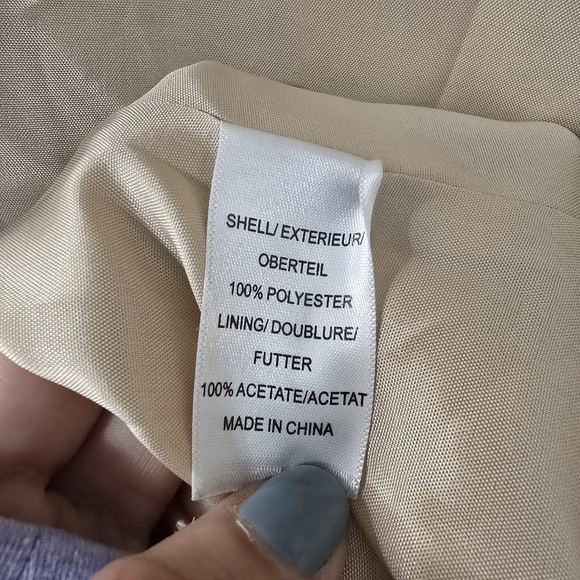 Adrianna Papell gold Rosette Gown with pockets floor lenght full skirt - Picture 12 of 16